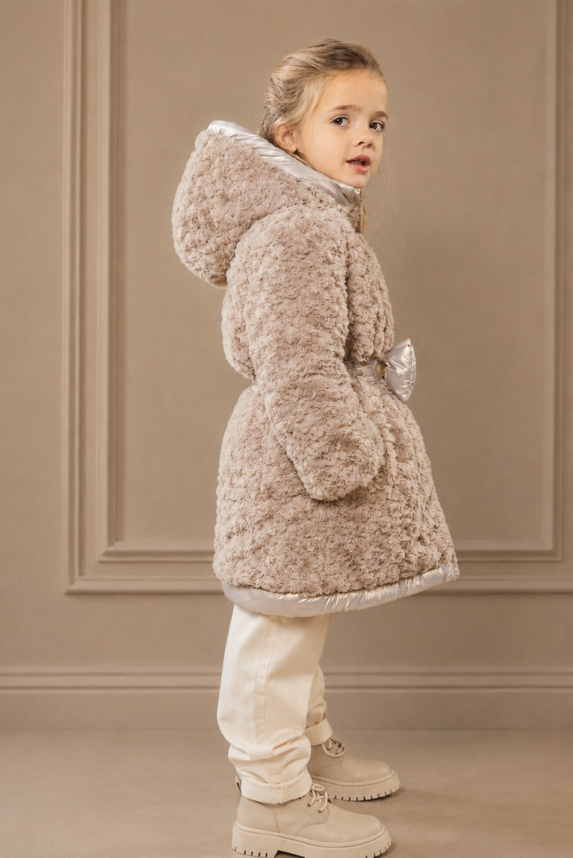 Le Chic BALANCE reversible lange jas - Hearts of Gold