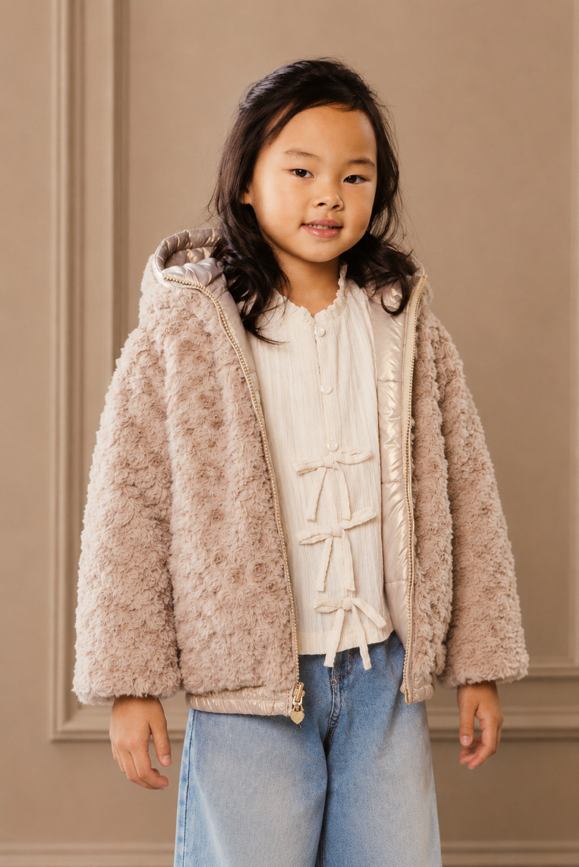 Le Chic BORDO reversible winter bomber - Hearts of Gold