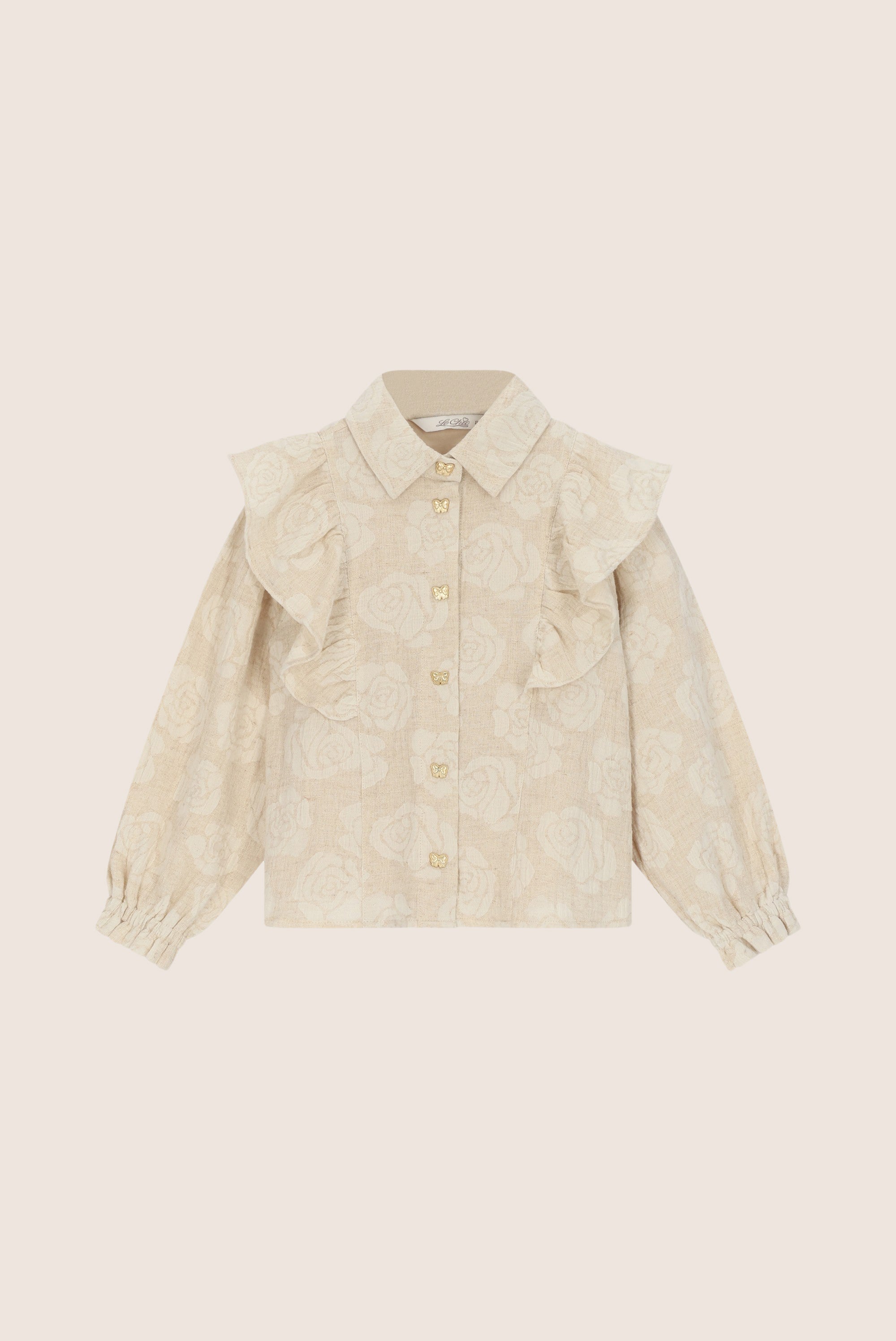 EMAE blouse met grote ruffles - Dune Blossoms