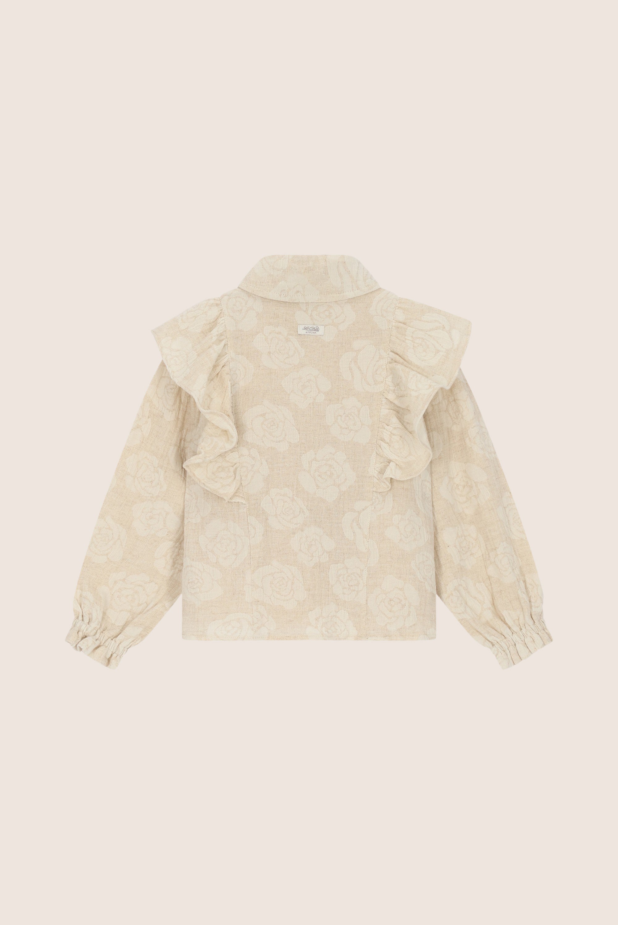 EMAE blouse met grote ruffles - Dune Blossoms