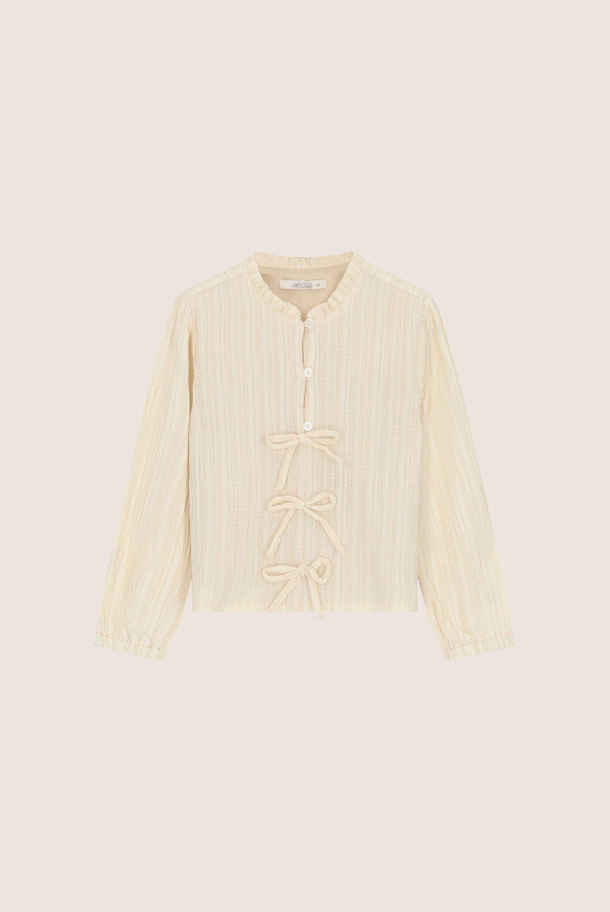 EVA blouse met strikjes - Off White