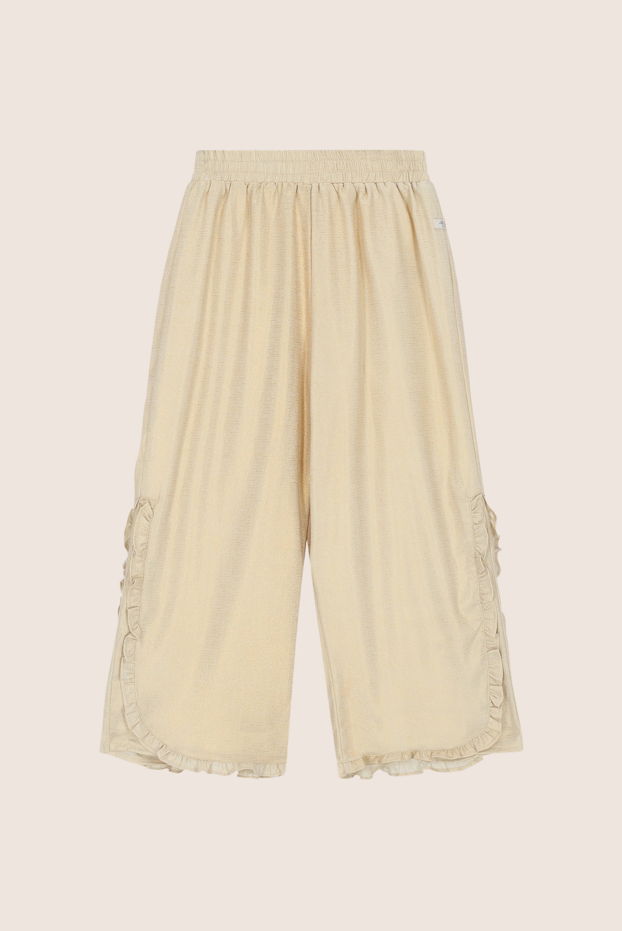 DENA wijde broek met ruffles - Hearts of Gold