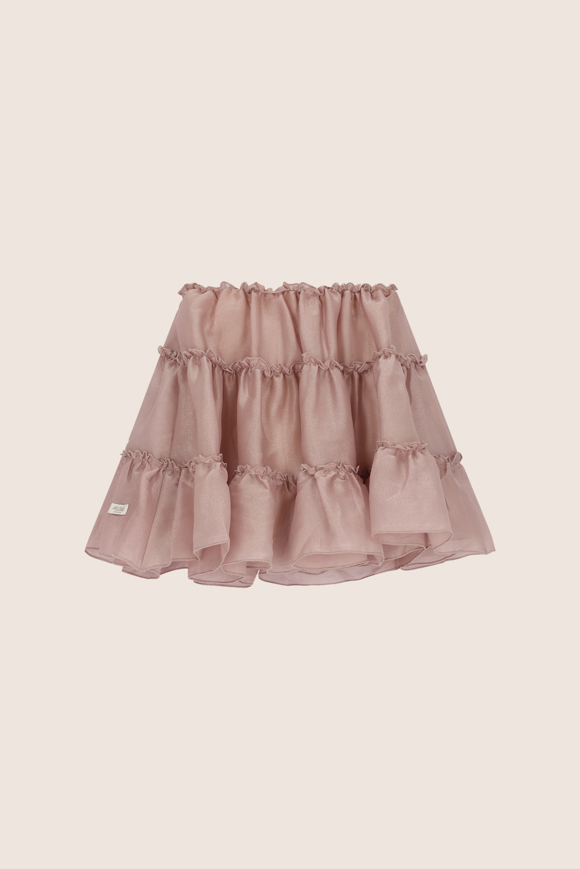 TREA glanzende petticoat - Victorian Pink