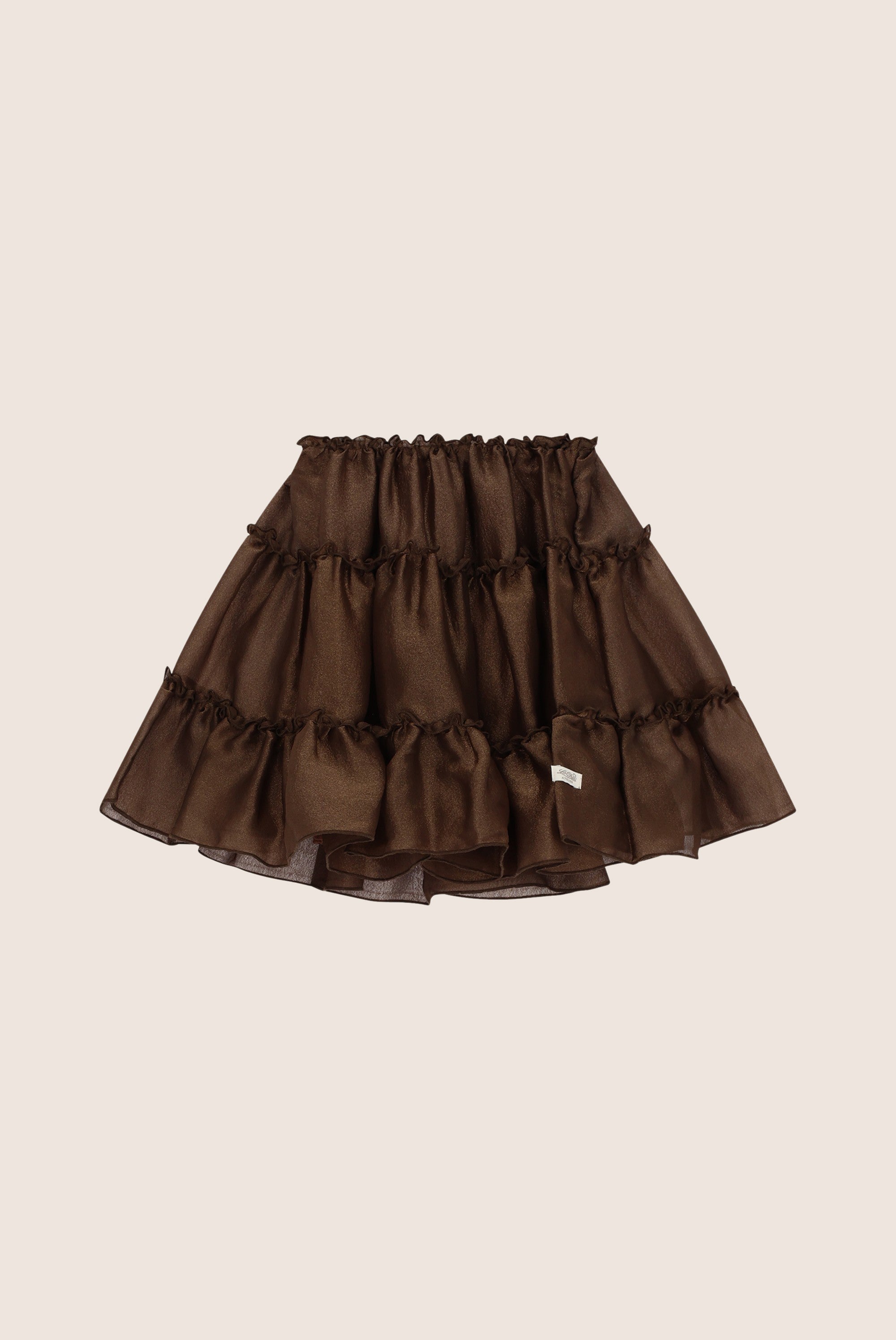 TREA glanzende petticoat - Chocolate Chip