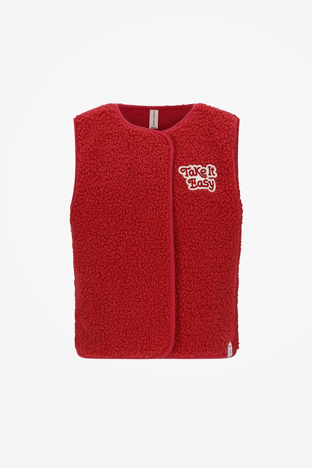 The New Chapter Rox Teddy Gilet Rood