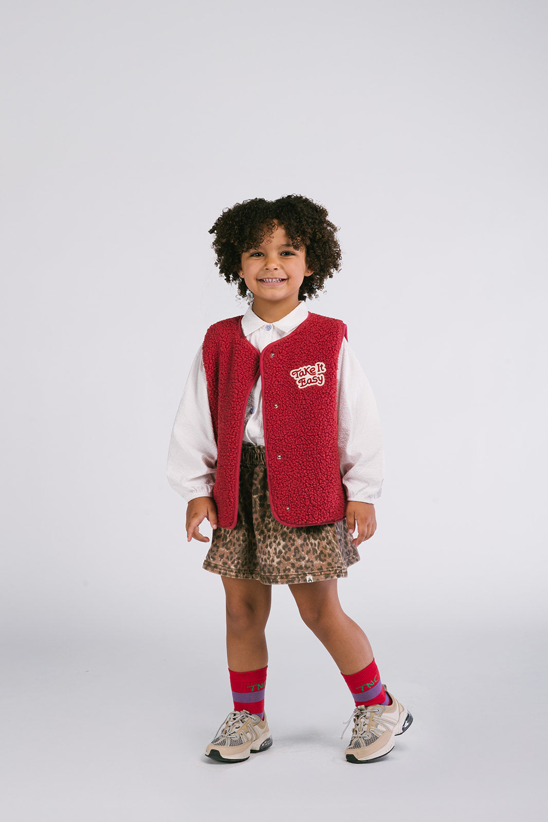 The New Chapter Rox Teddy Gilet Rood