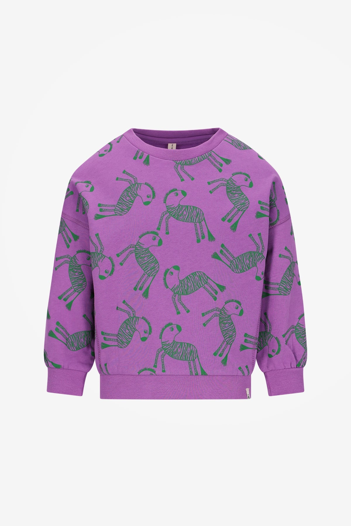 The New Chapter Bobbie Sweater Paars Zebraprint