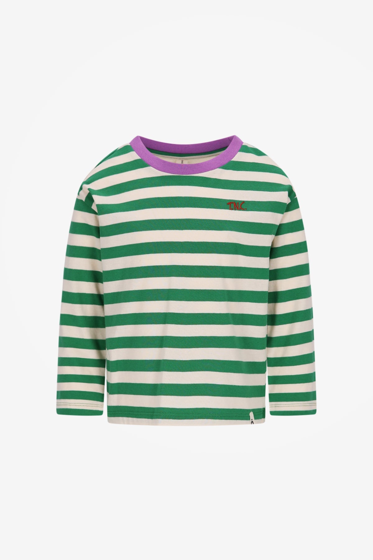 The New Chapter Lou Longsleeve Strepen Groen/Wit