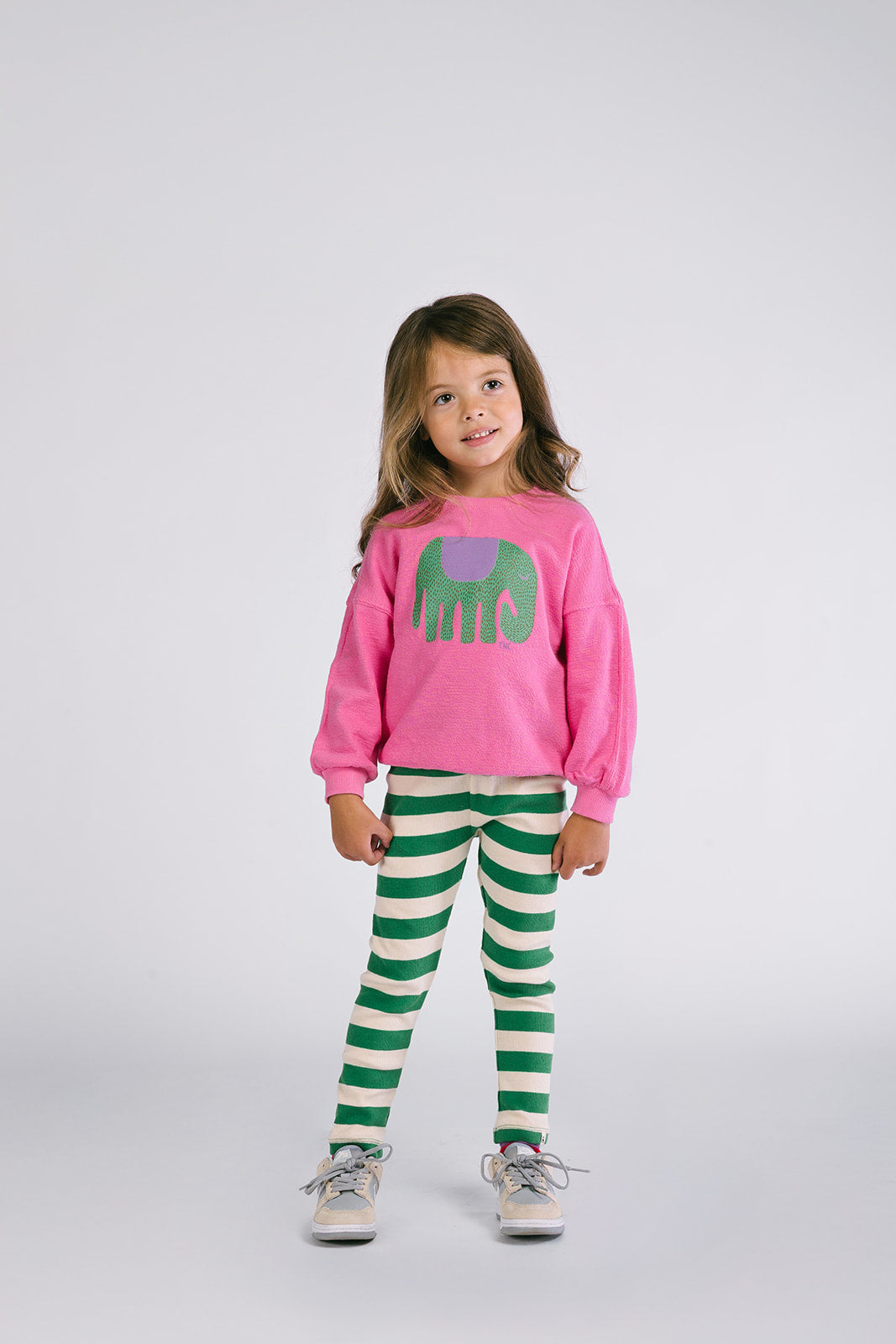 The New Chapter Zane Legging Strepen Groen/Wit