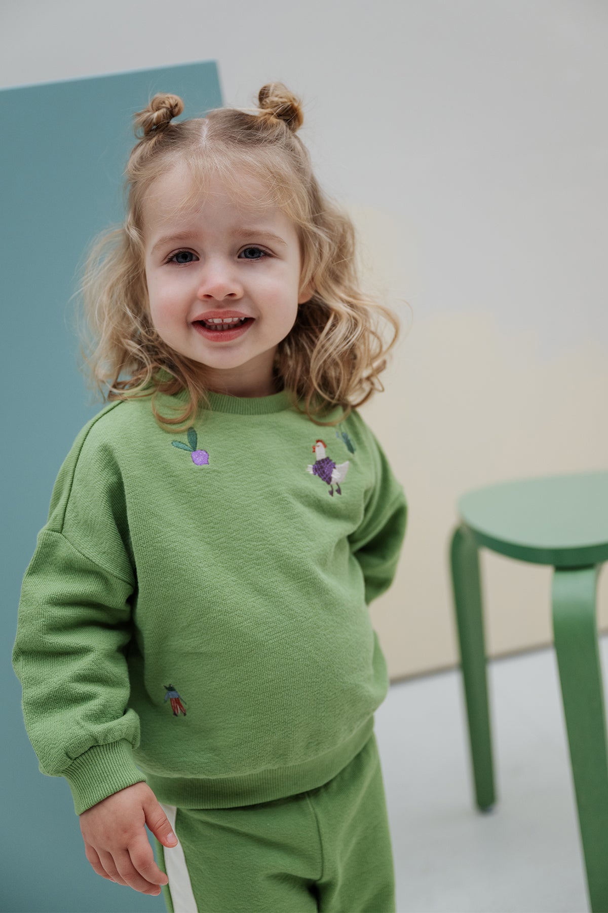 The New Chapter Billie Sweater Lichtgroen