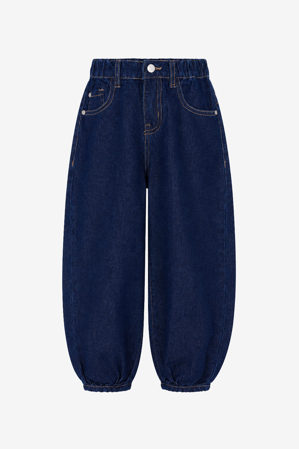 The New Chapter Stije denim pants donkerblauw bold colors