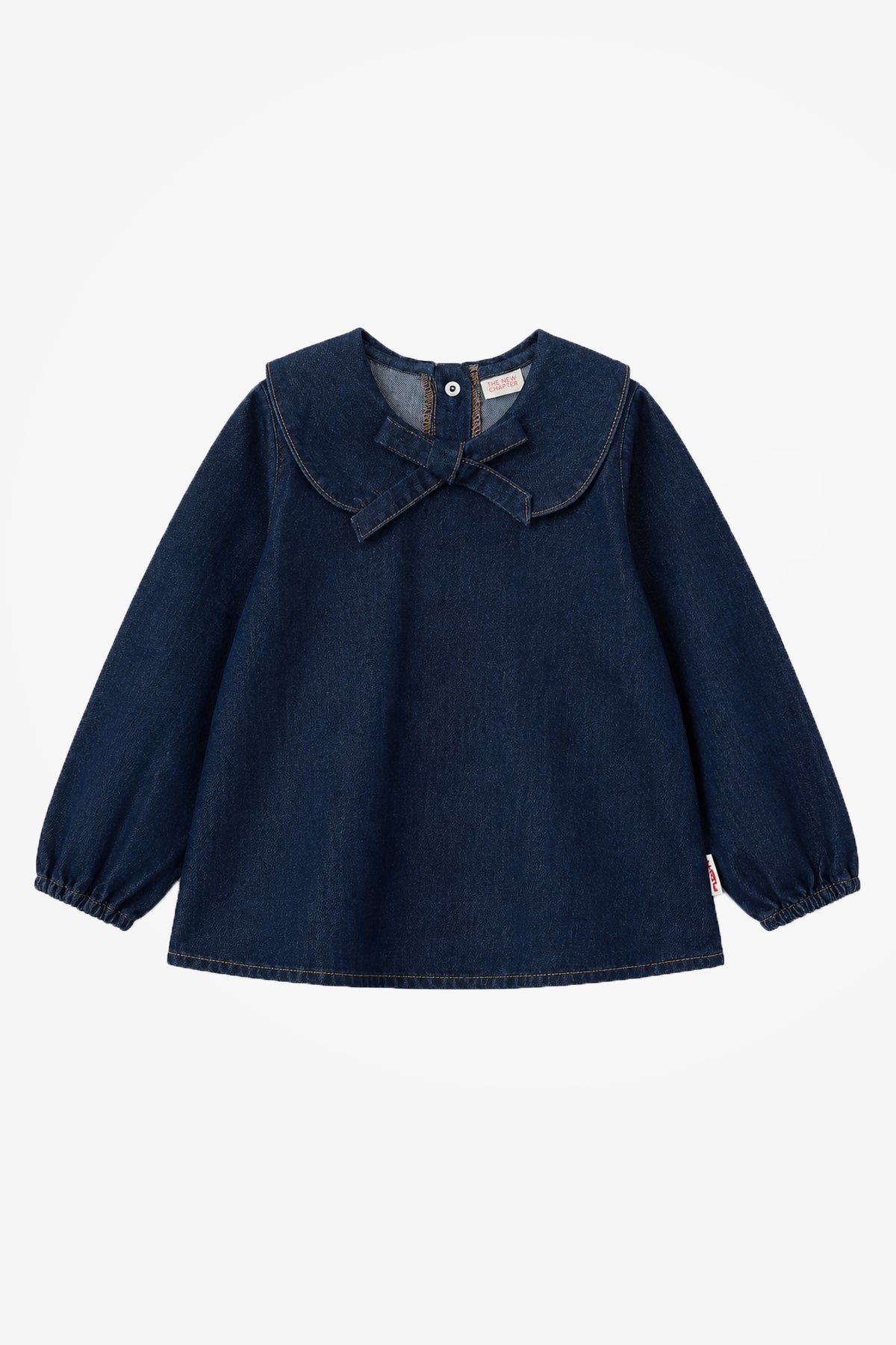 The New Chapter Baukje blouse donkerblauw bold colors