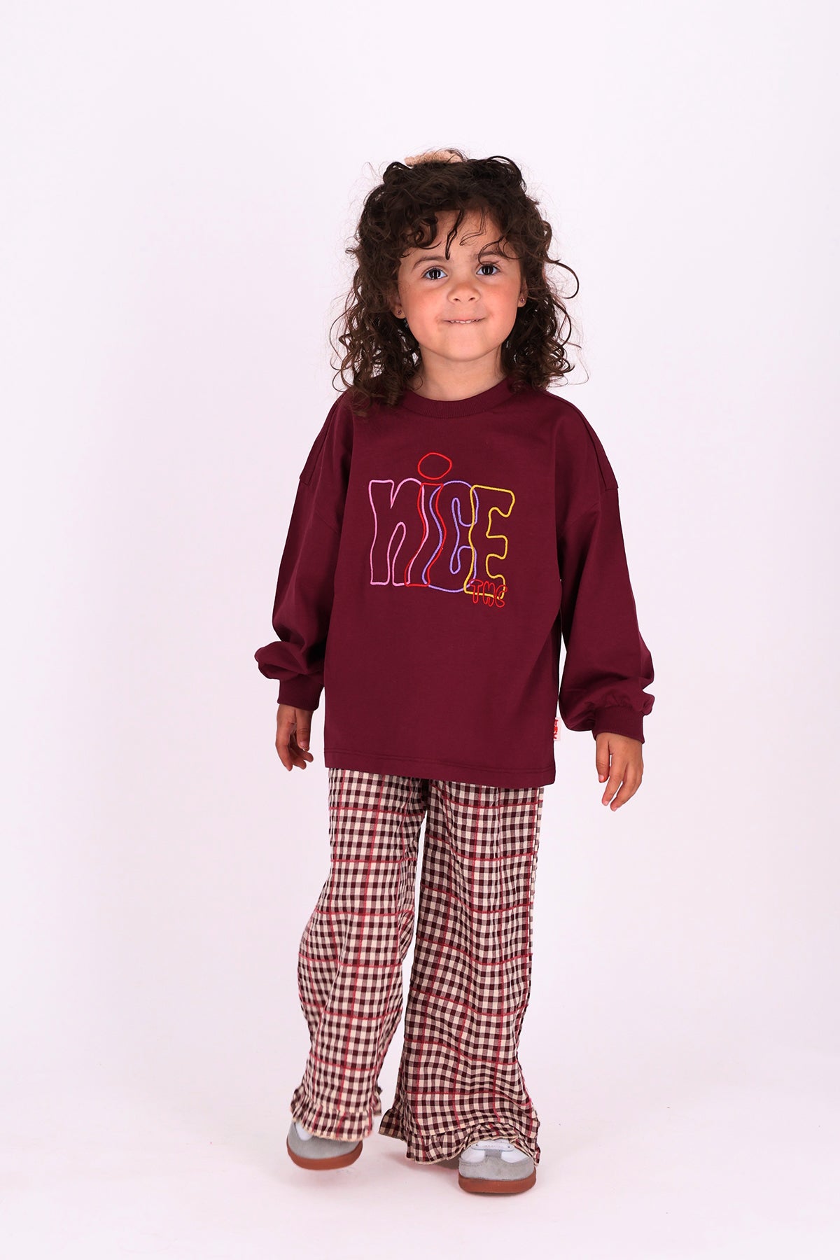 The New Chapter Tate trousers bordeaux bold colors