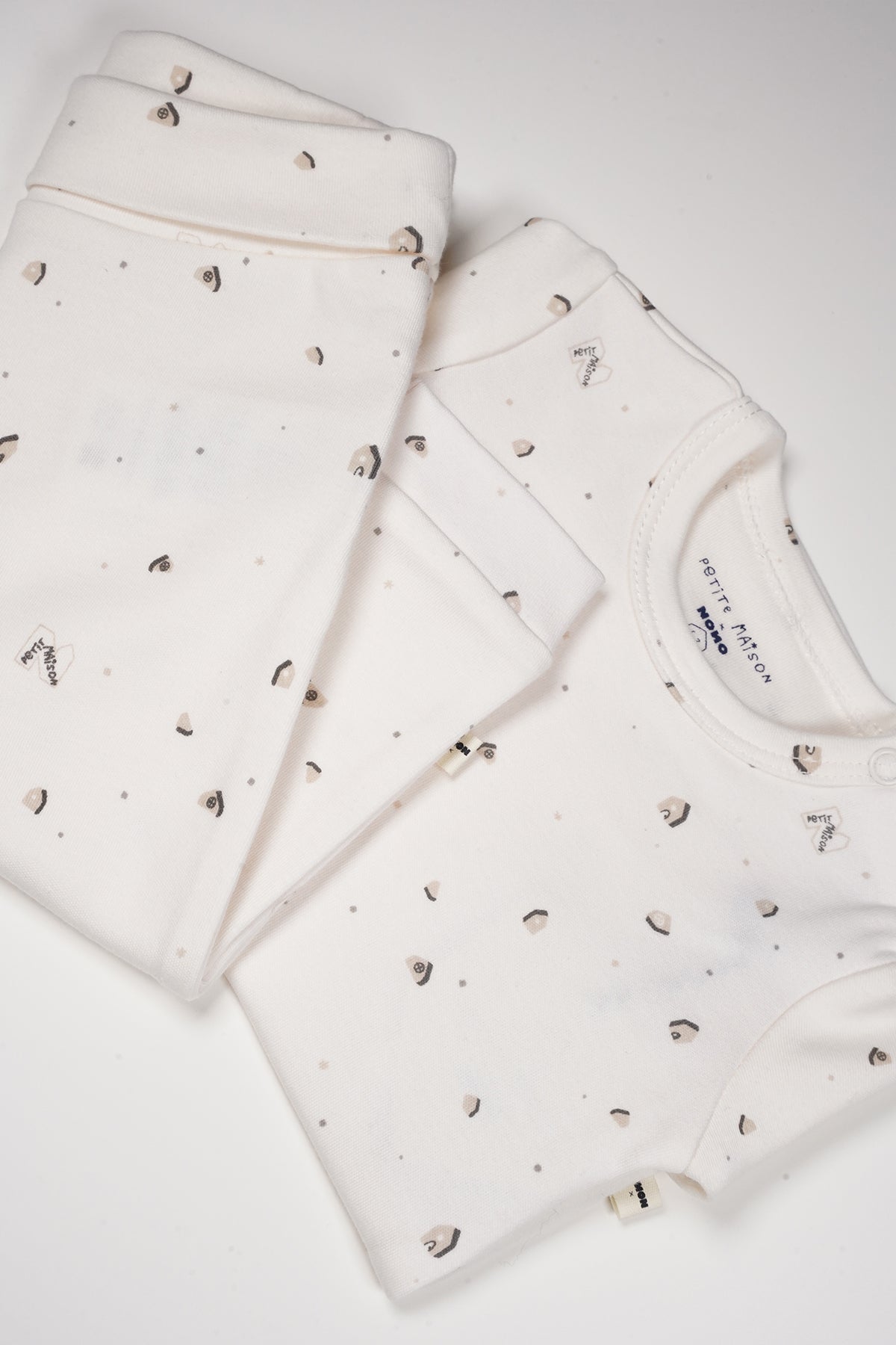 Petite Maison Stormy 2-delige Set: Romper+Jogger Legging AOP Grey
