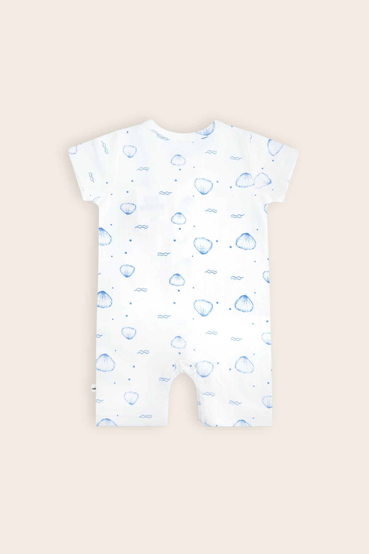 Petite Maison Sem Zomers Speelpakje Schelpenprint Blauw