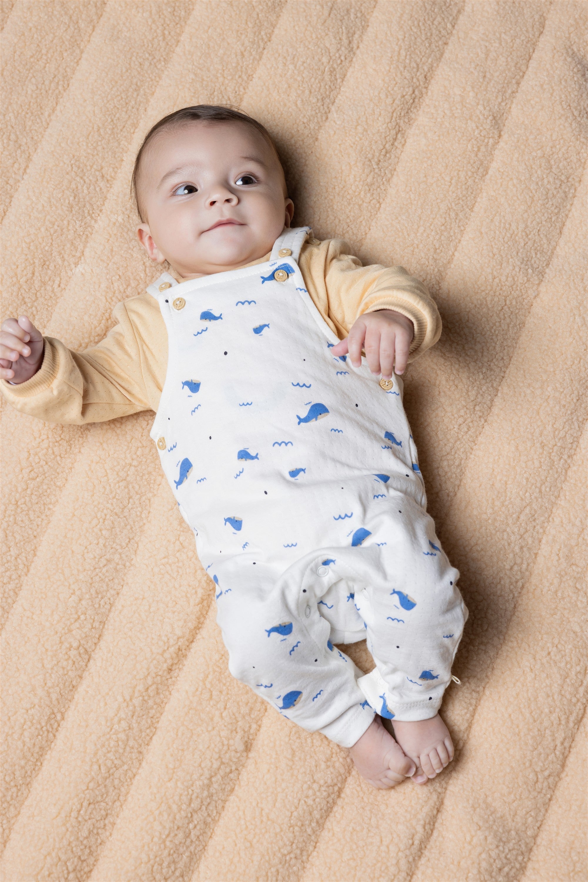 Petite Maison Silas Salopet Jersey Walvisprint Blauw