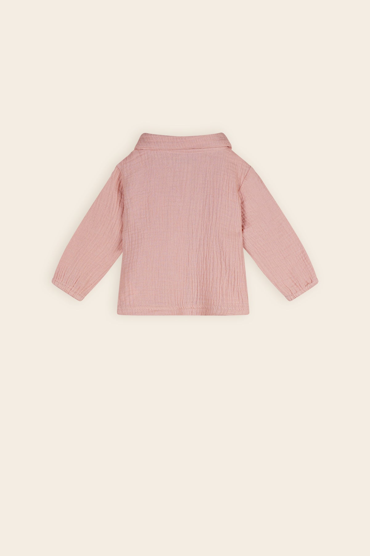 Petite Maison Kati Mousseline Blouse Ronde Kraag Pastel Pink