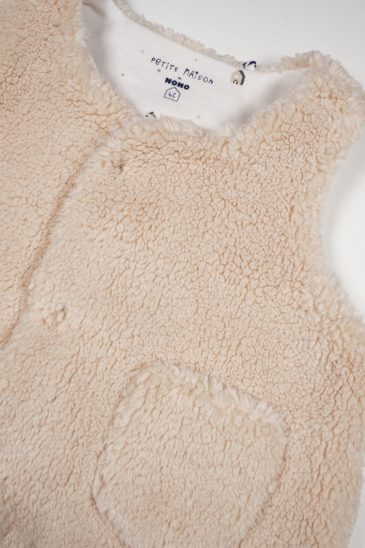 Petite Maison Kato Teddy Gilet Oatmeal