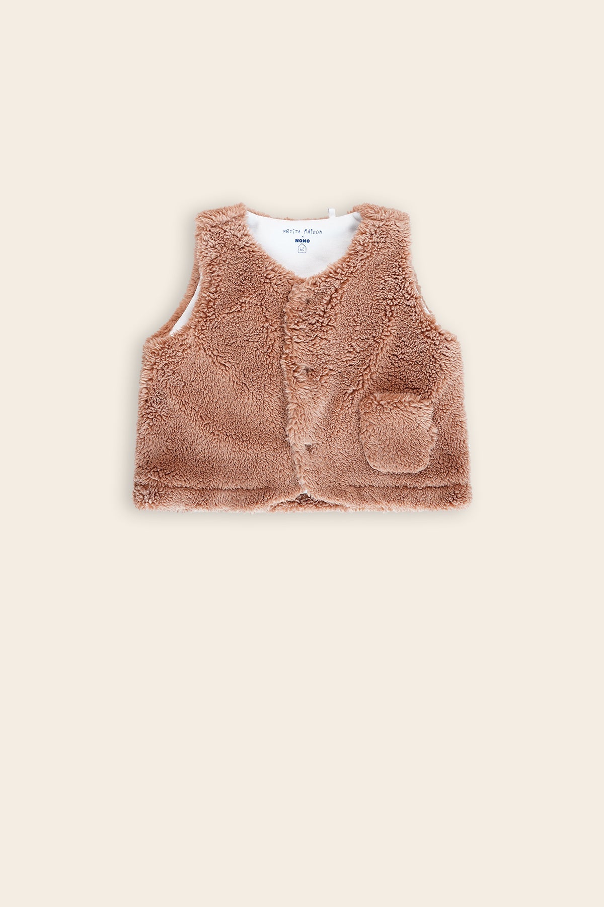Petite Maison Kato Teddy Gilet Bruin