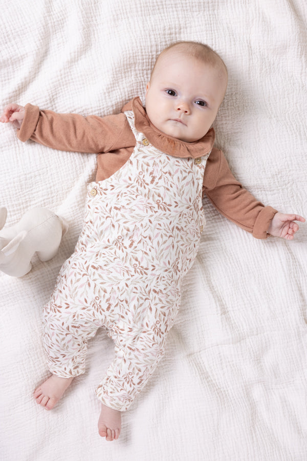 Petite Maison Kaya Tshirt met Ruffle detail Bruin