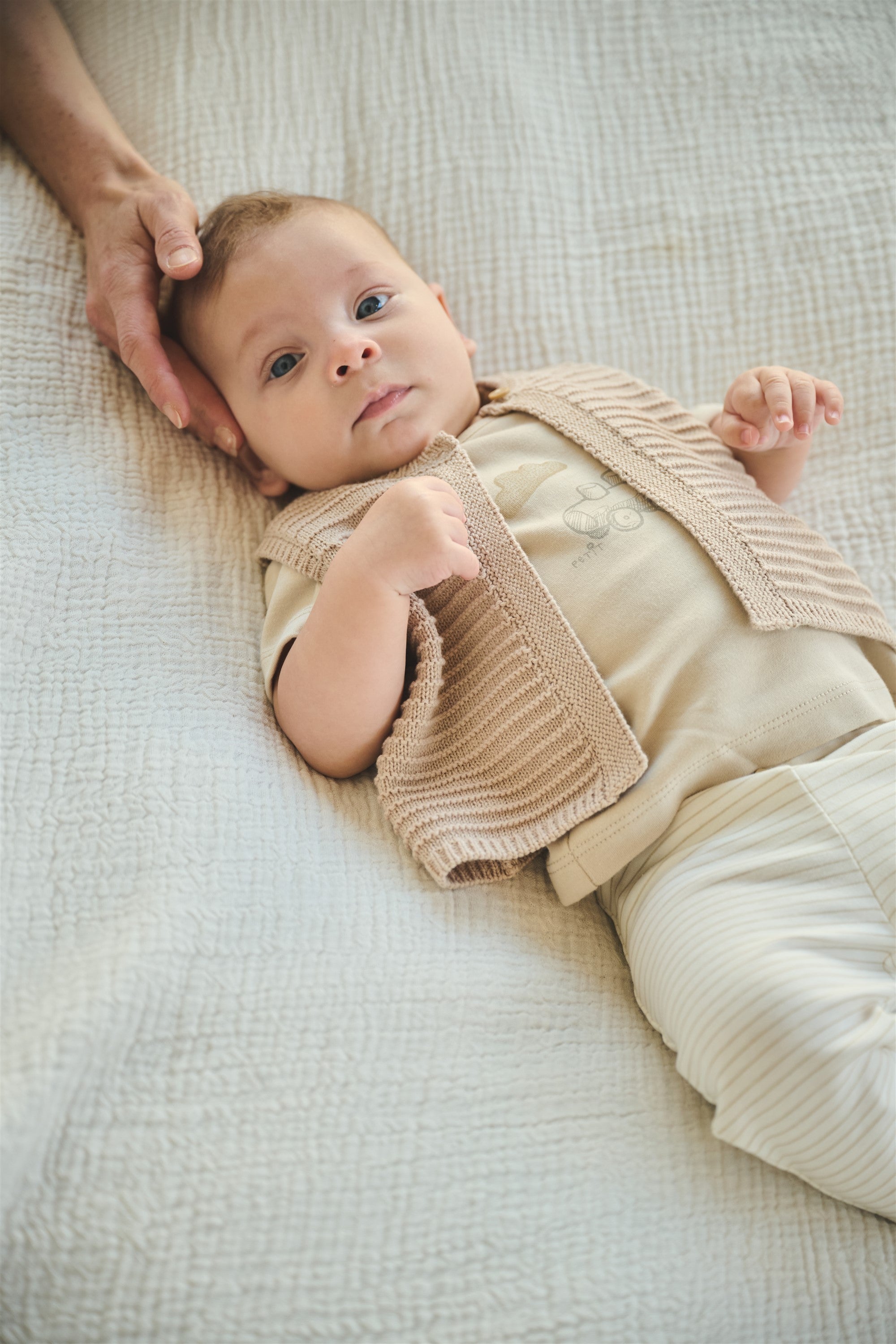 Petite Maison Kai T-Shirt mit Print in Haferflocken