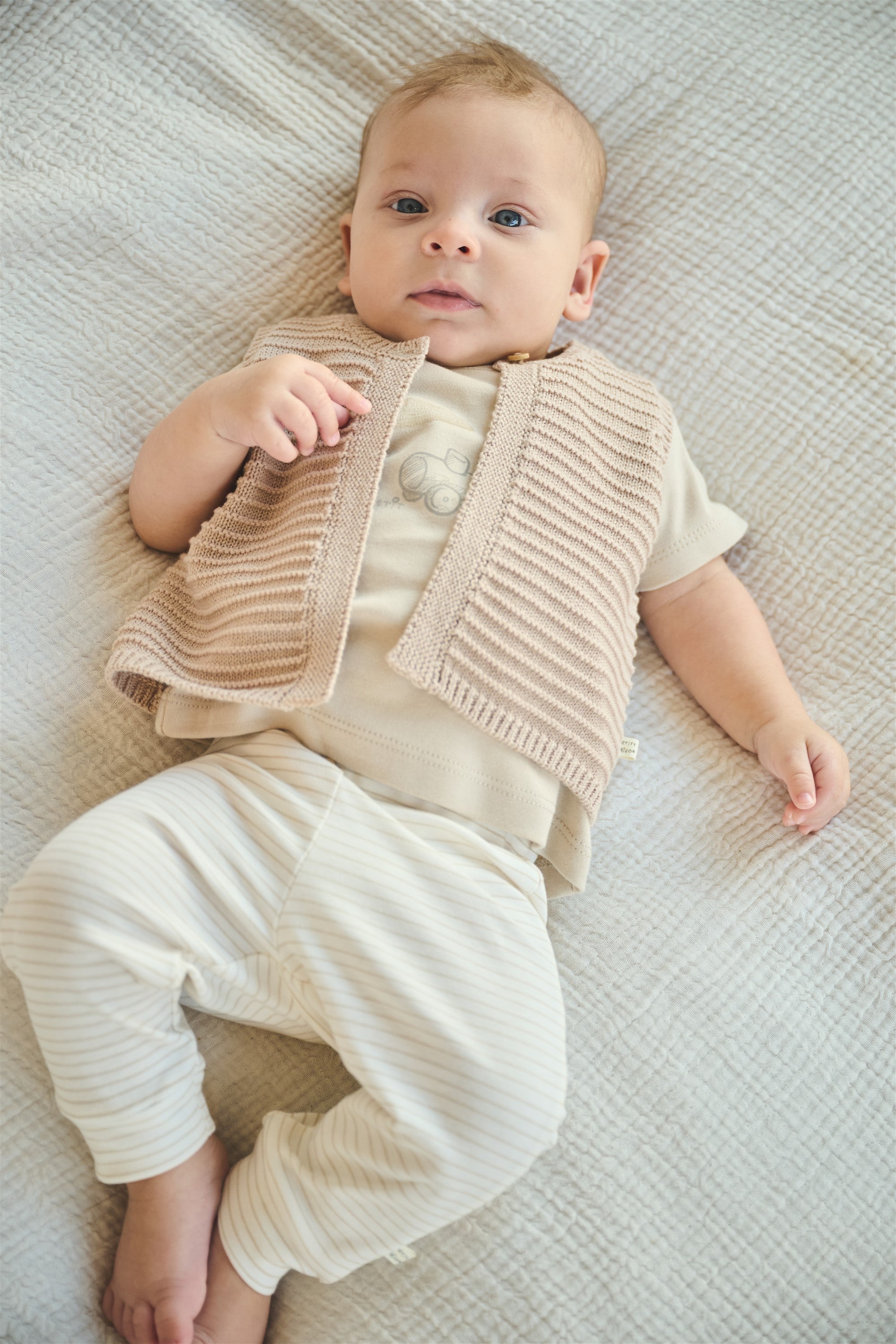 Petite Maison Kai T-Shirt mit Print in Haferflocken