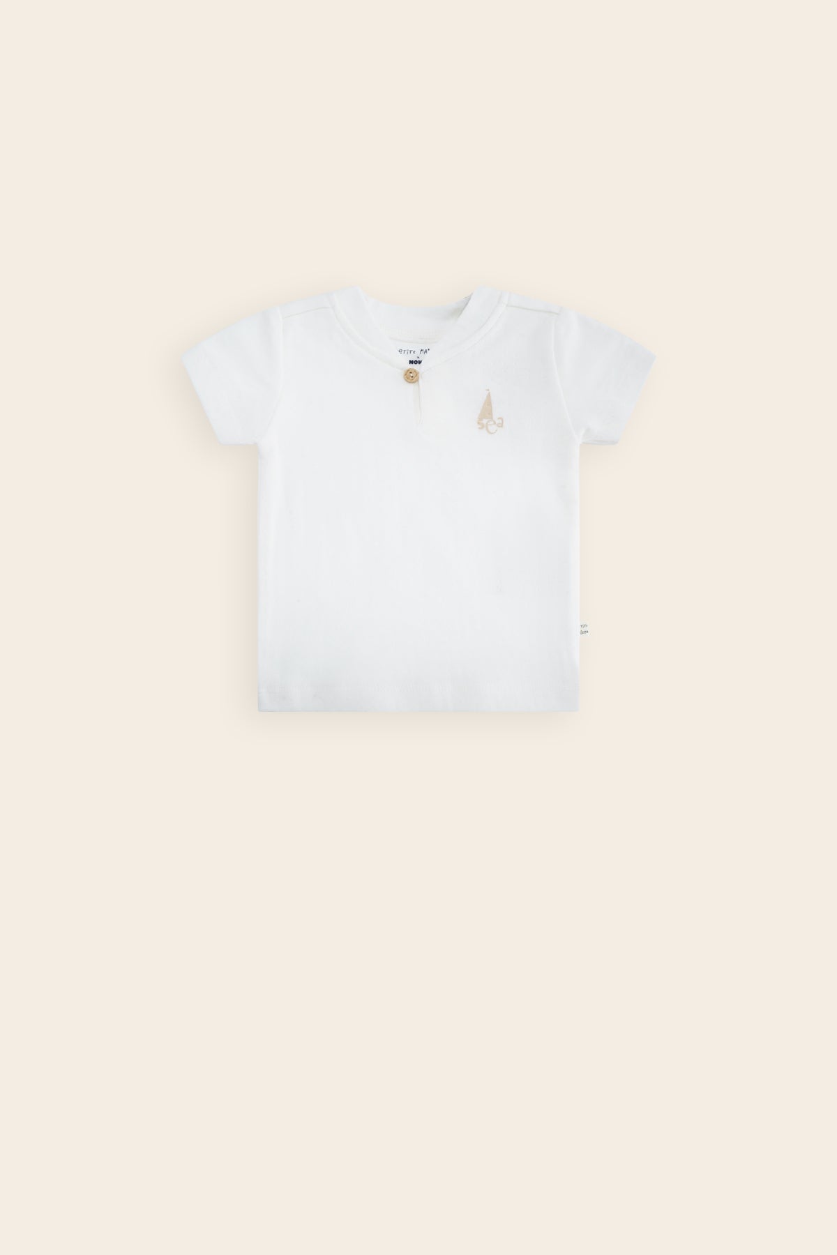 Petite Maison Kaia Tshirt Zeemanskraag Wit