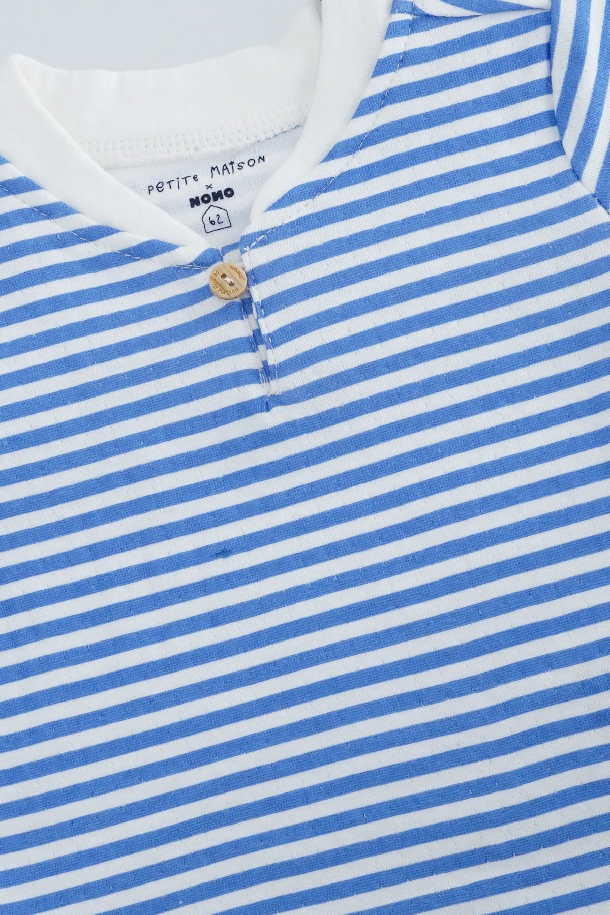 Kaia T-Shirt Matrosenkragen Blau Gestreift