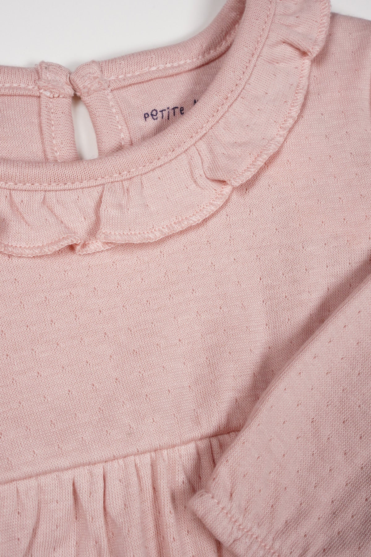 Petite Maison Max Jurk met Ruffle detail Pastel Pink