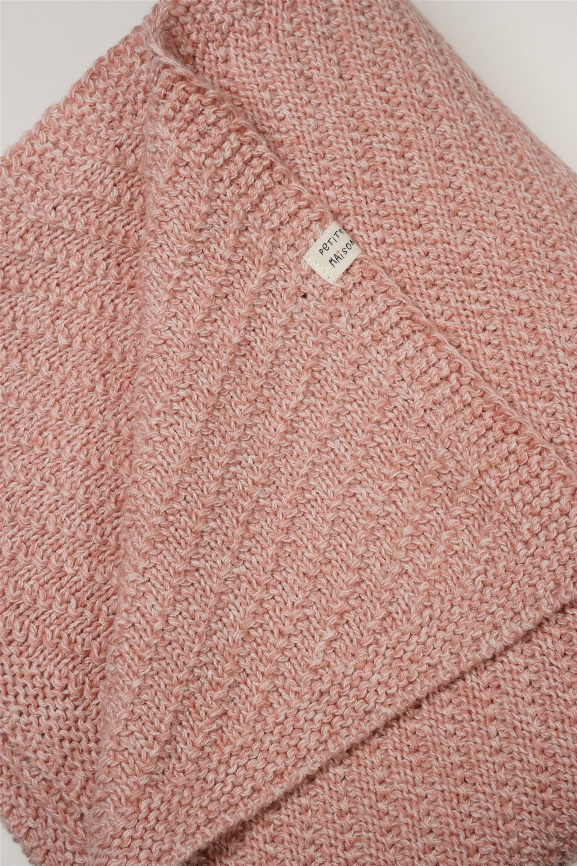 Baby Gebreide Deken 90cmx90cm Roze