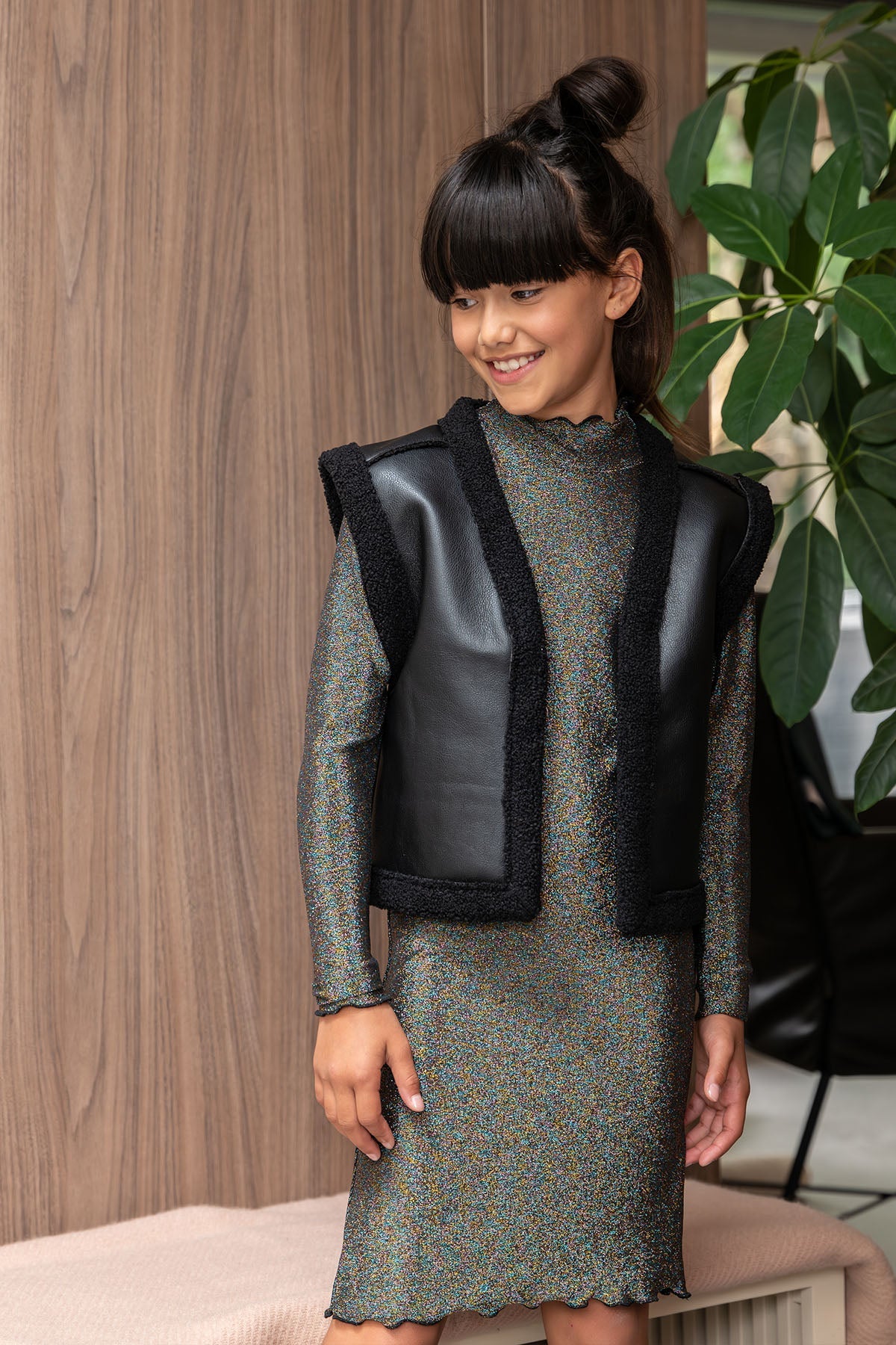 LikeFLO Gilet Dana Black - LikeFlo