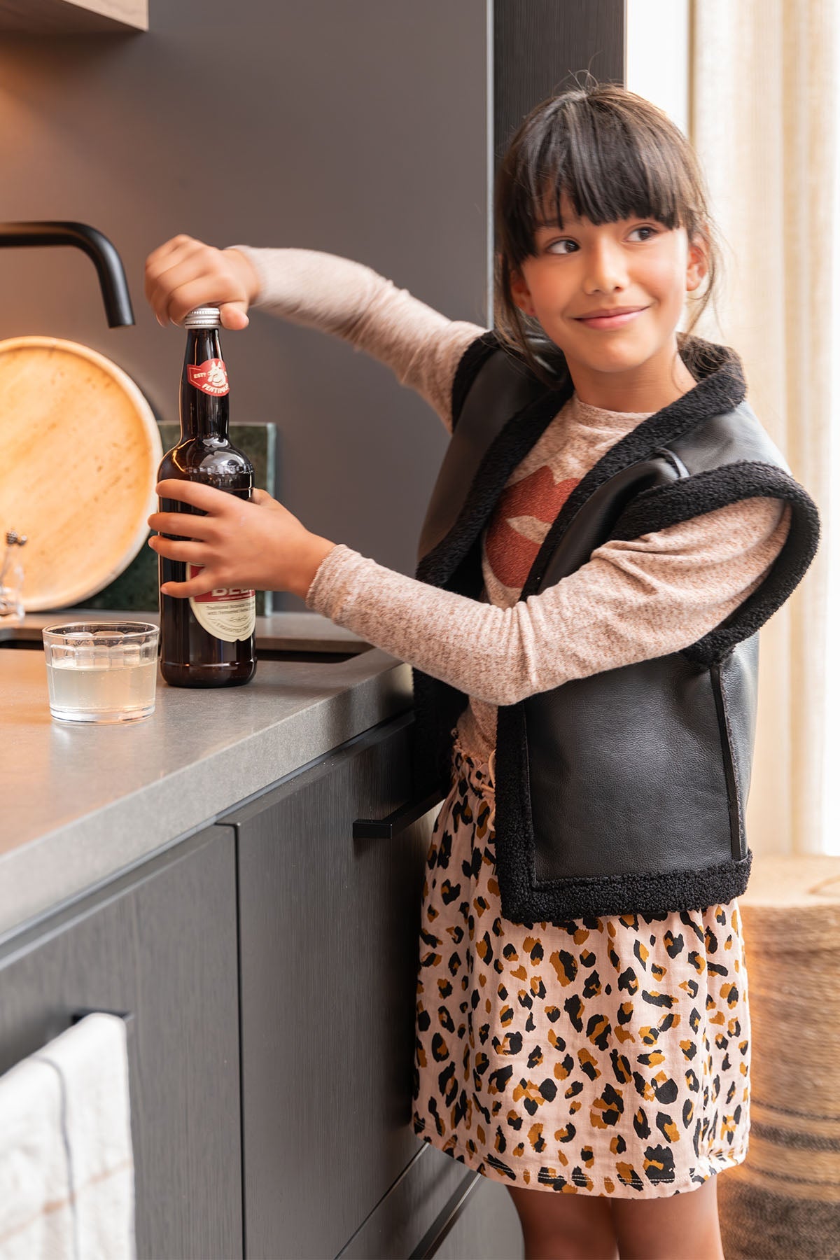 LikeFLO Gilet Dana Black - LikeFlo