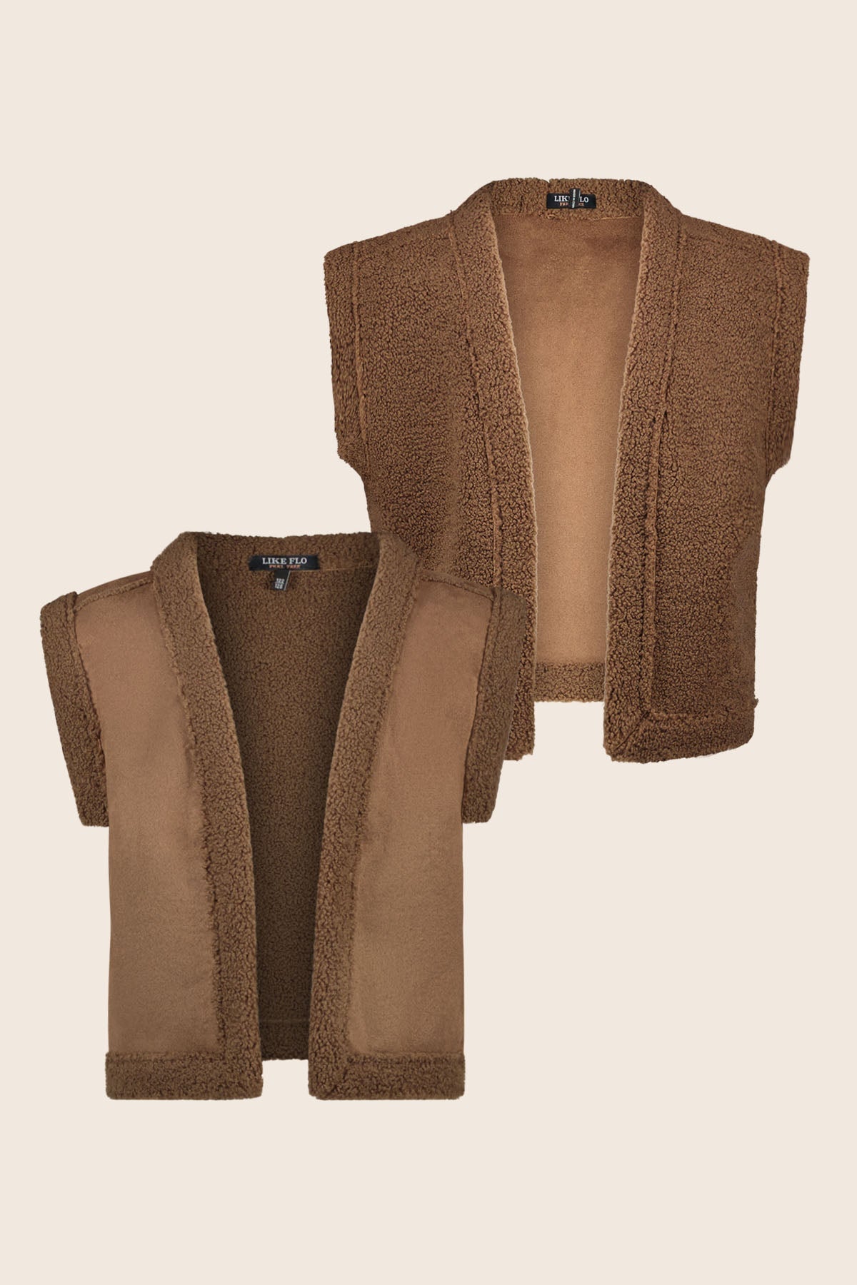 LikeFLO Gilet Dana Choco - LikeFlo