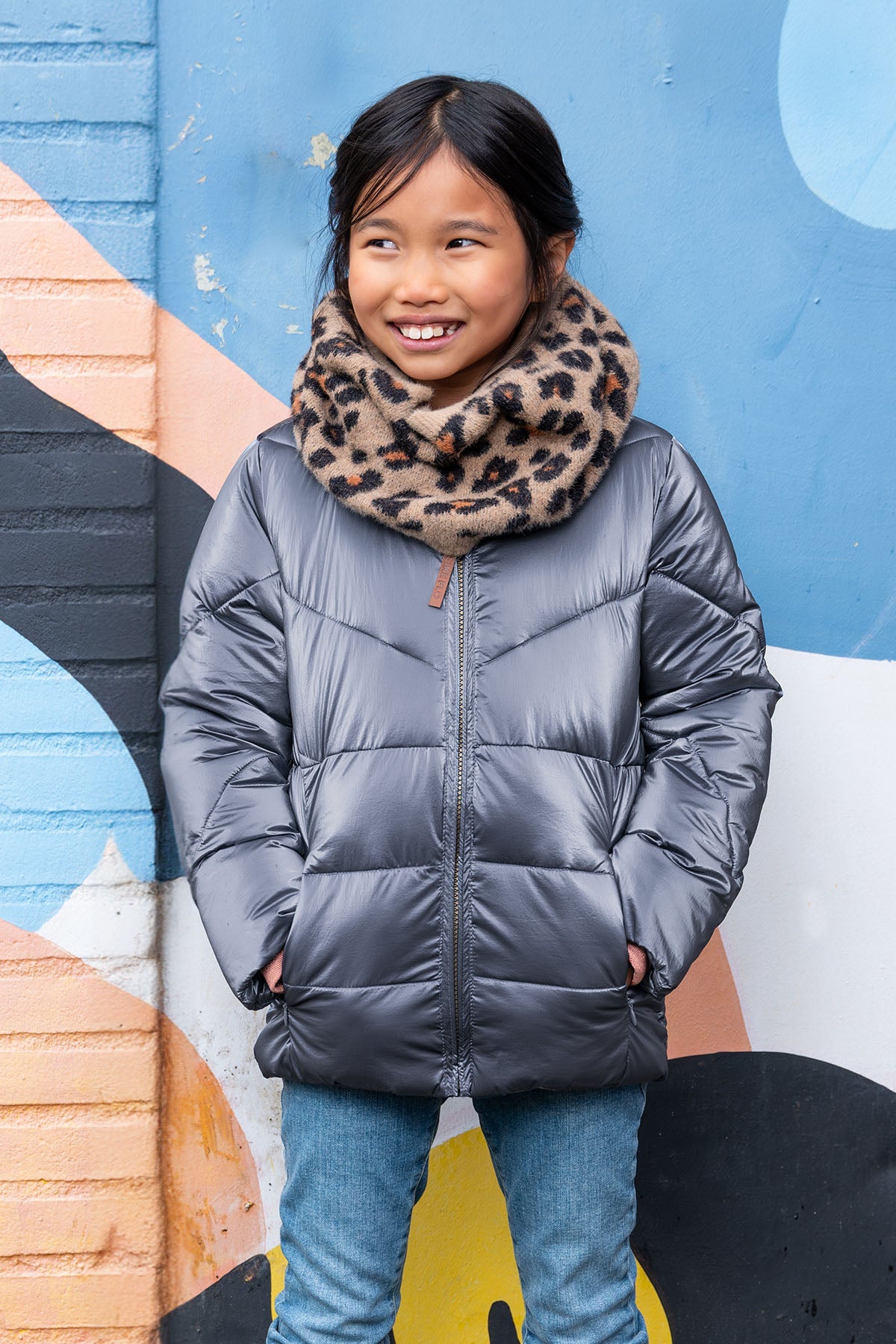 LikeFLO Girls Ashley Flo Girls Hooded Jacket Blue - LikeFlo
