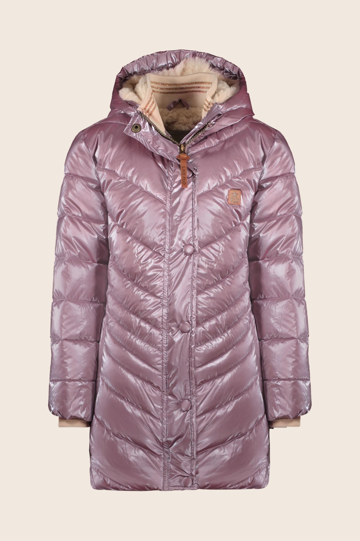 LikeFLO Girls Alina Flo Girls Quilted Jacket Long Lavendel - LikeFlo