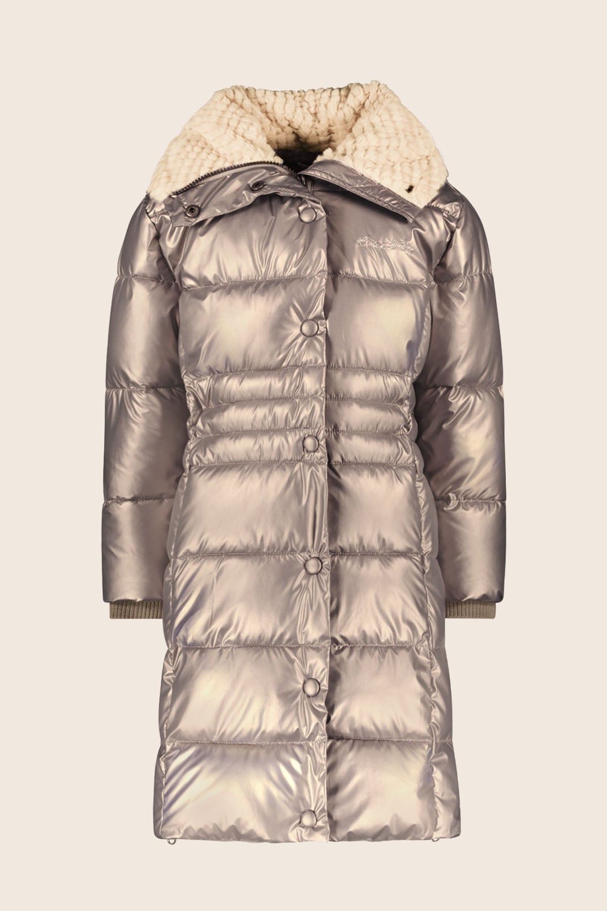 LikeFLO Girls Abby Flo Girls Long Fancy Hooded Jacket Mud - LikeFlo