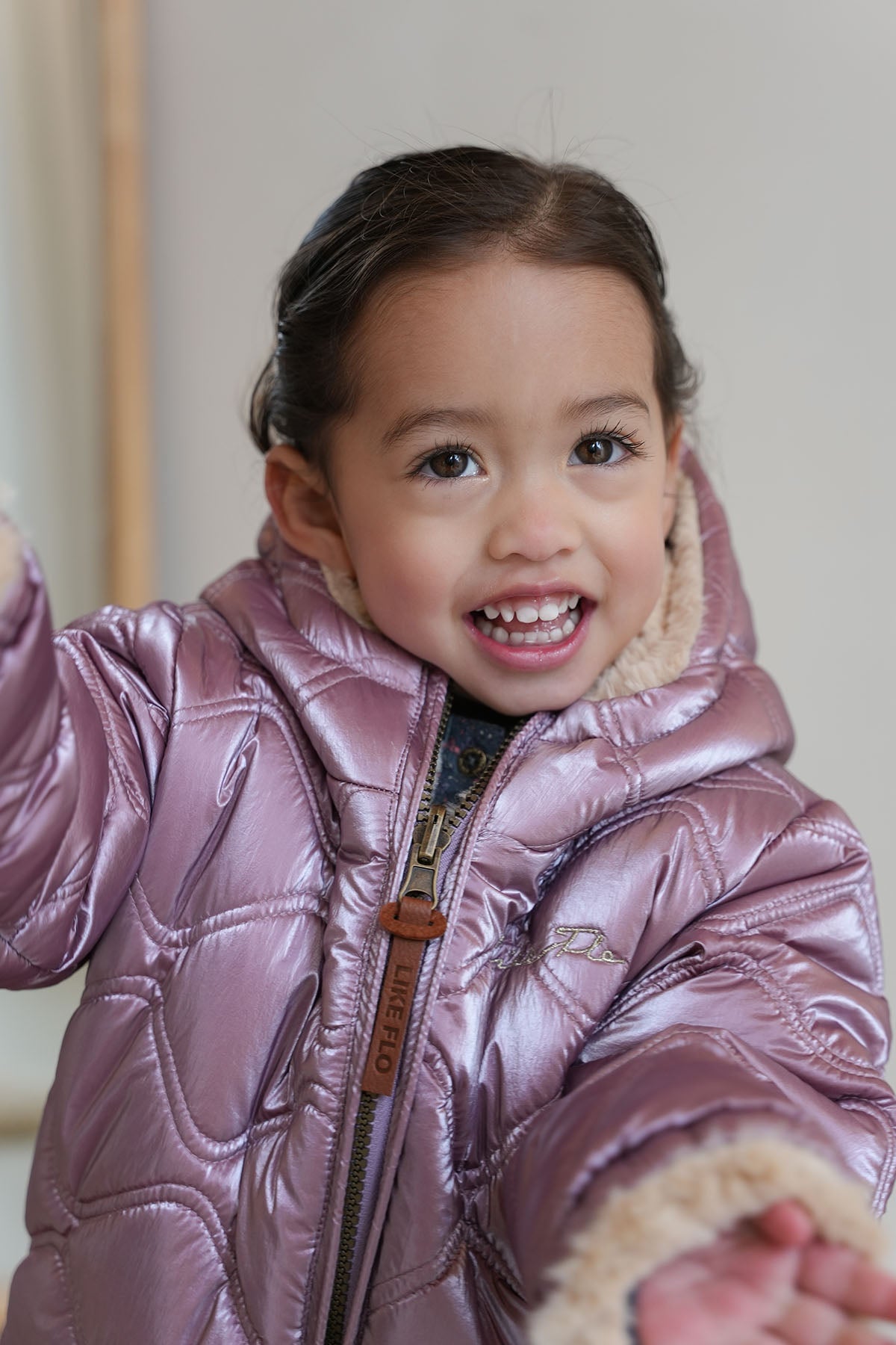 LikeFLO Mini Alissa Mini Flo Reversible Jacket Lavendel - LikeFlo