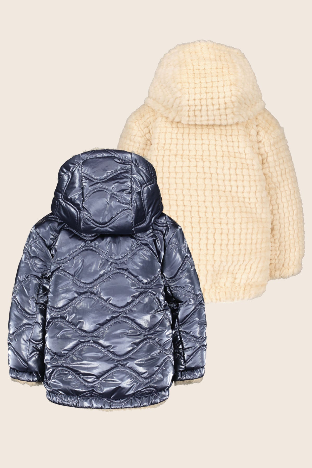 LikeFLO Mini Alissa Mini Flo Reversible Jacket Blue - LikeFlo