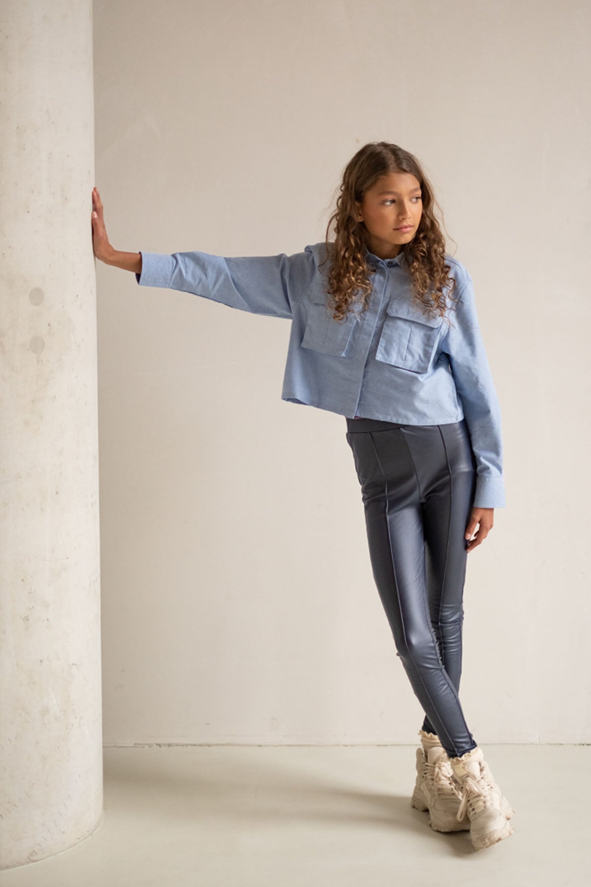 Like Flo Blouse Cassy Denim
