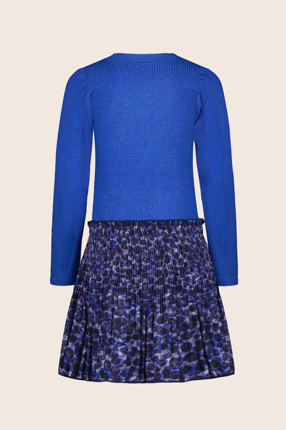 LikeFLO Girls Mandy Flo Skirt With Small Elastics And Cut&Sew Lavender Blue Aop - LikeFlo