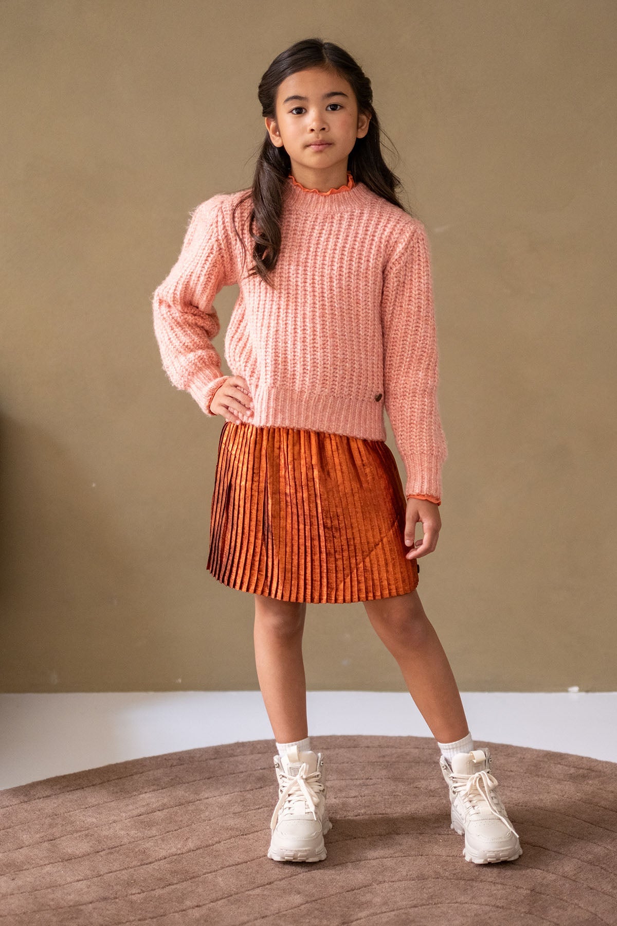 Door Sweater Oranje