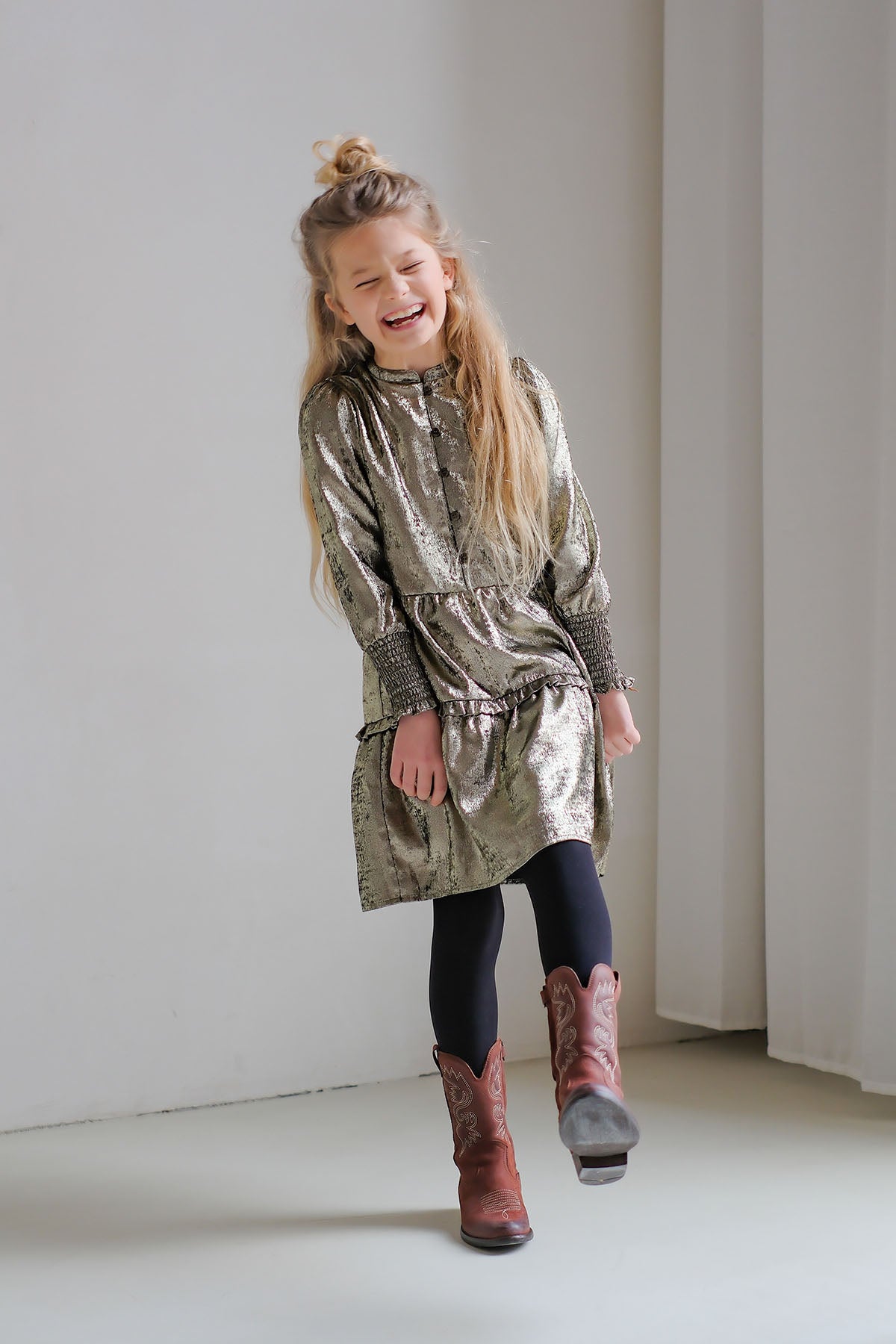 Mila Jurk Goud