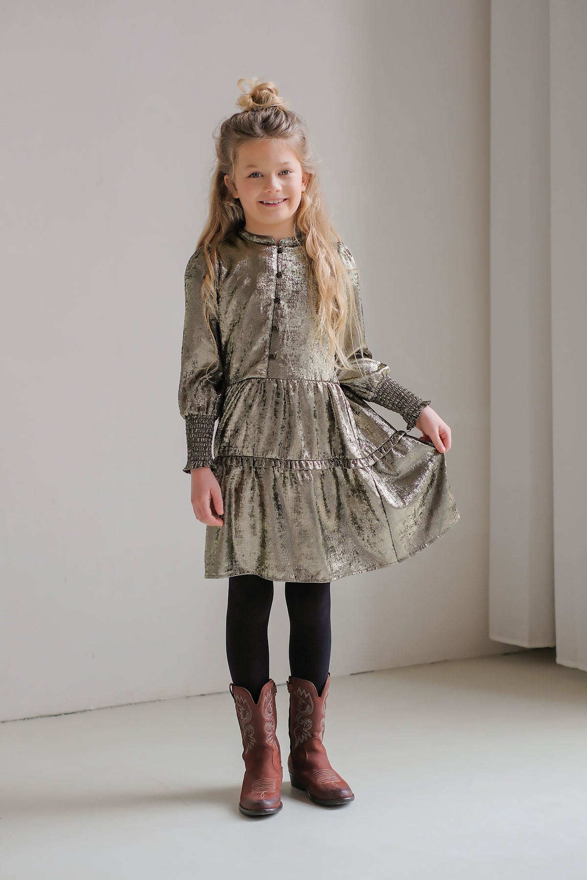 Mila Jurk Goud