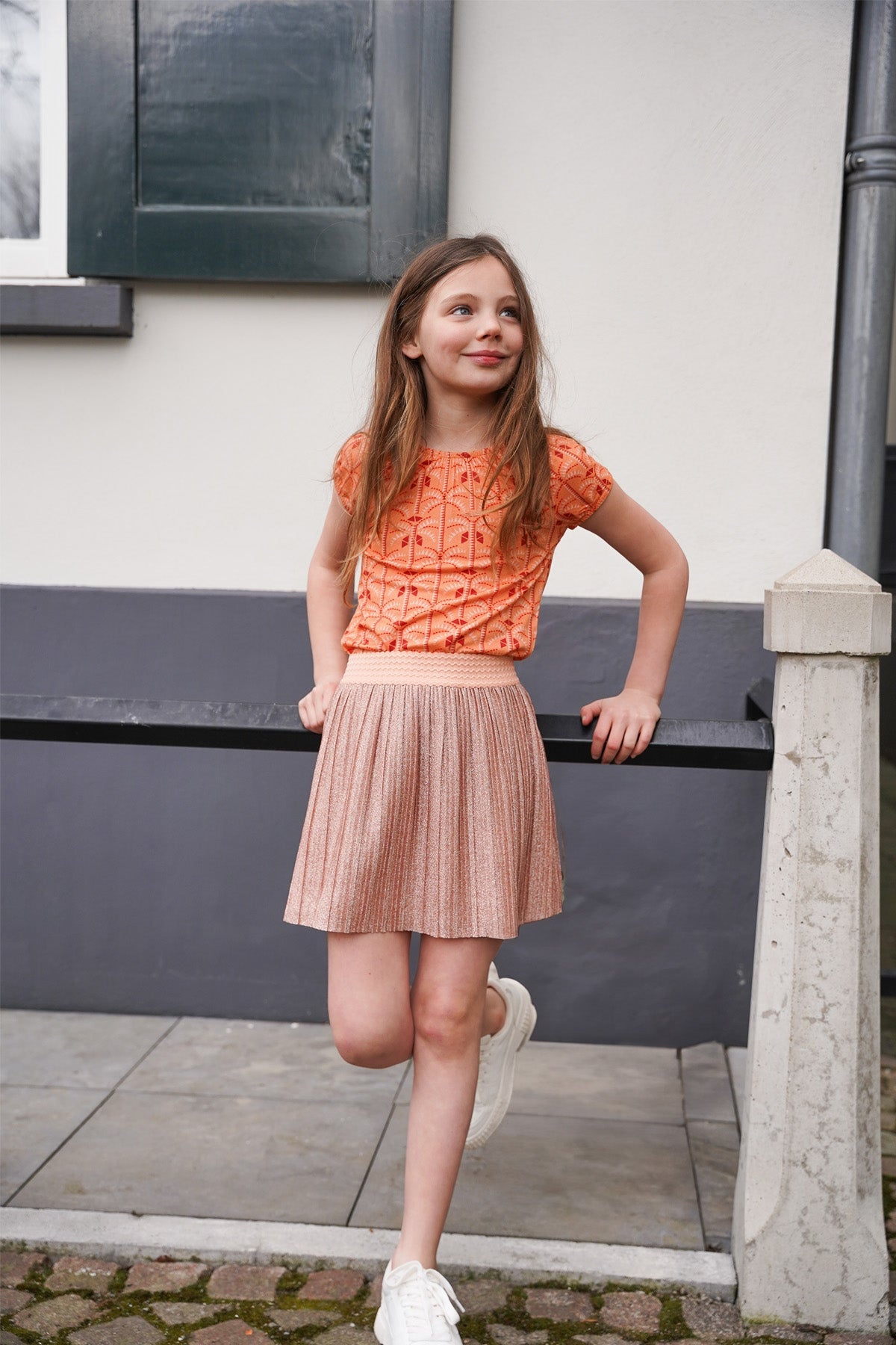 Like FLO Flo Mädchen Top mit Gummizug