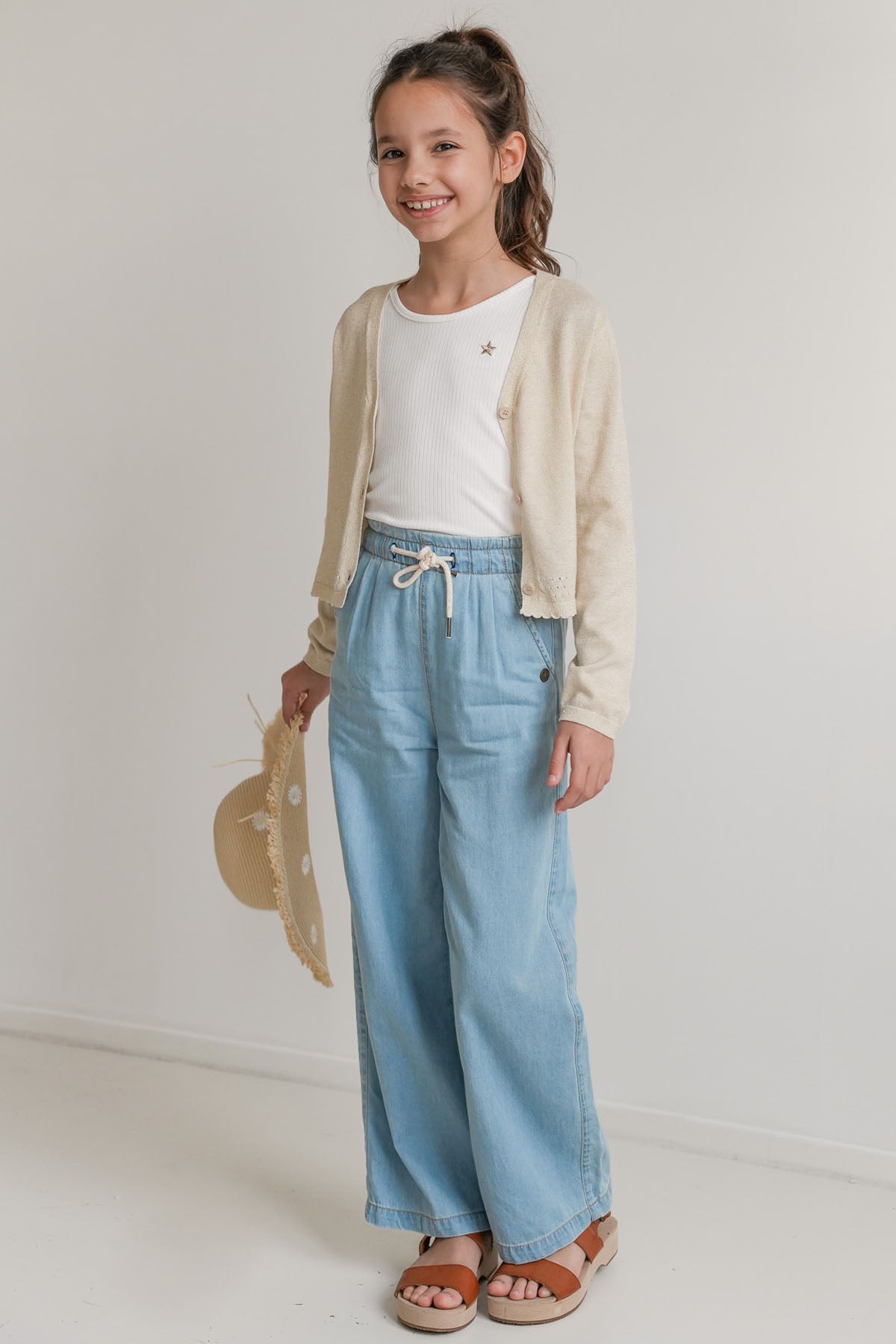 Like FLO Fleur Pants Lt denim