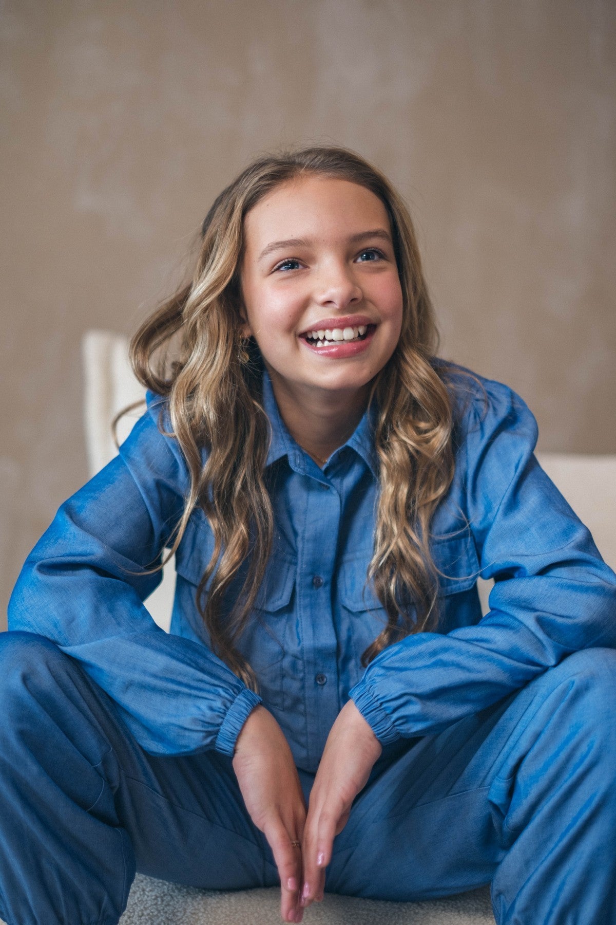 Like Flo Candy blouse Indigo