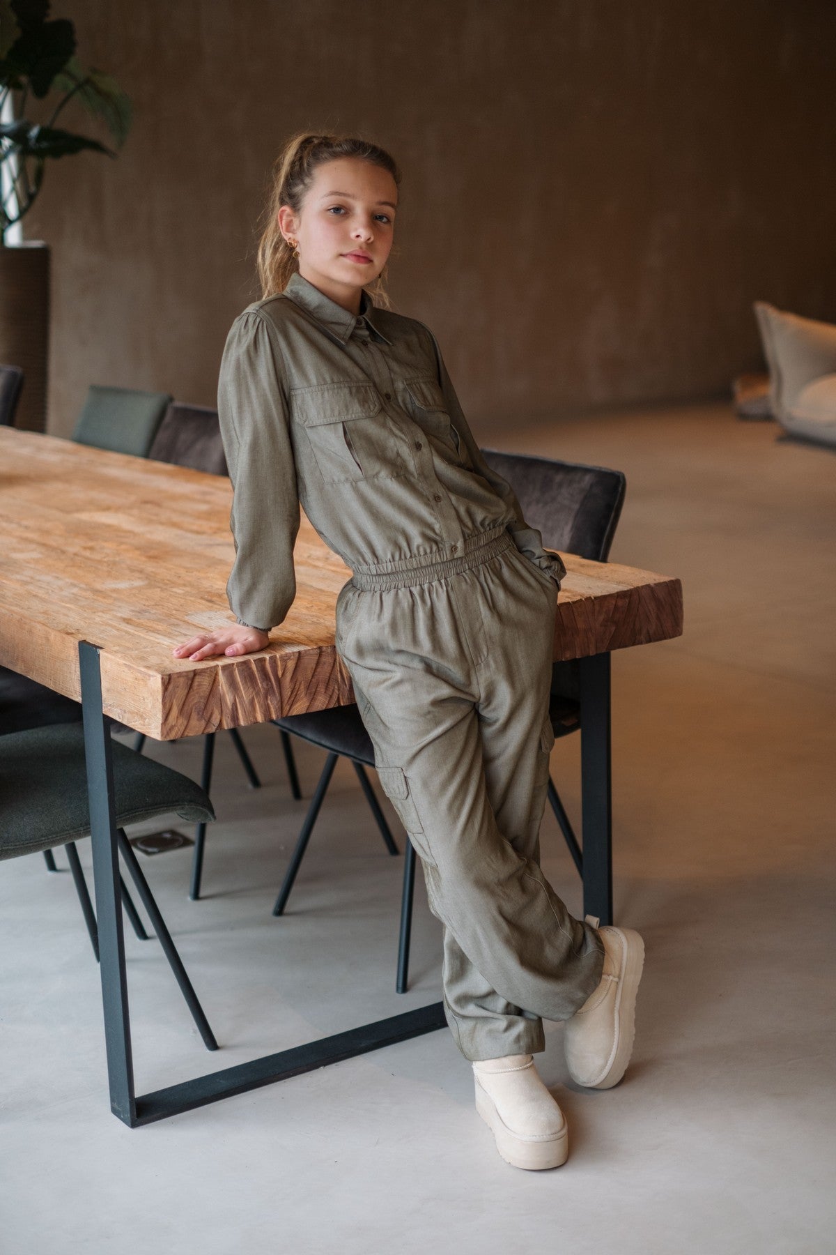 Like Flo Candy blouse Army