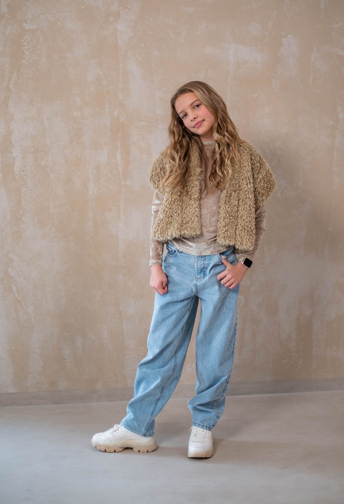 Like Flo Farrel broek lt denim