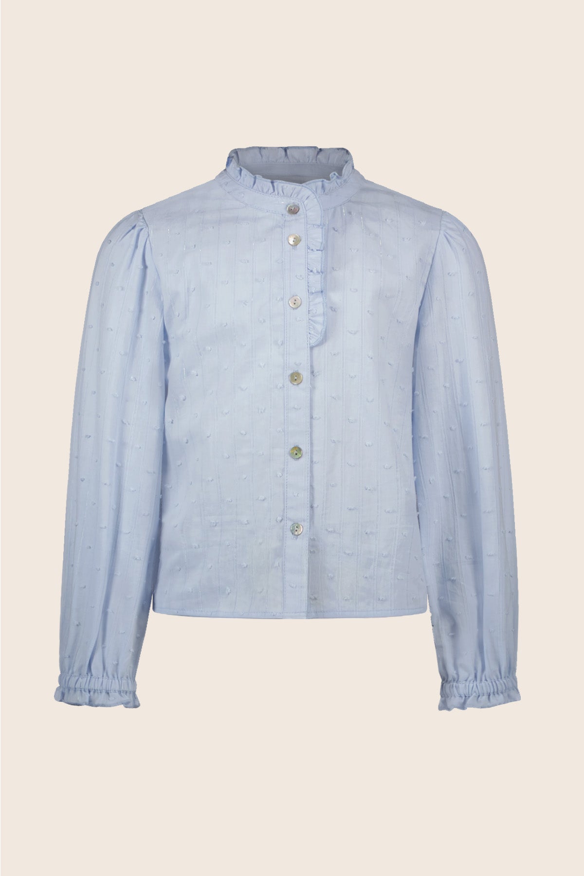 Like Flo Cleo blouse Ice blue