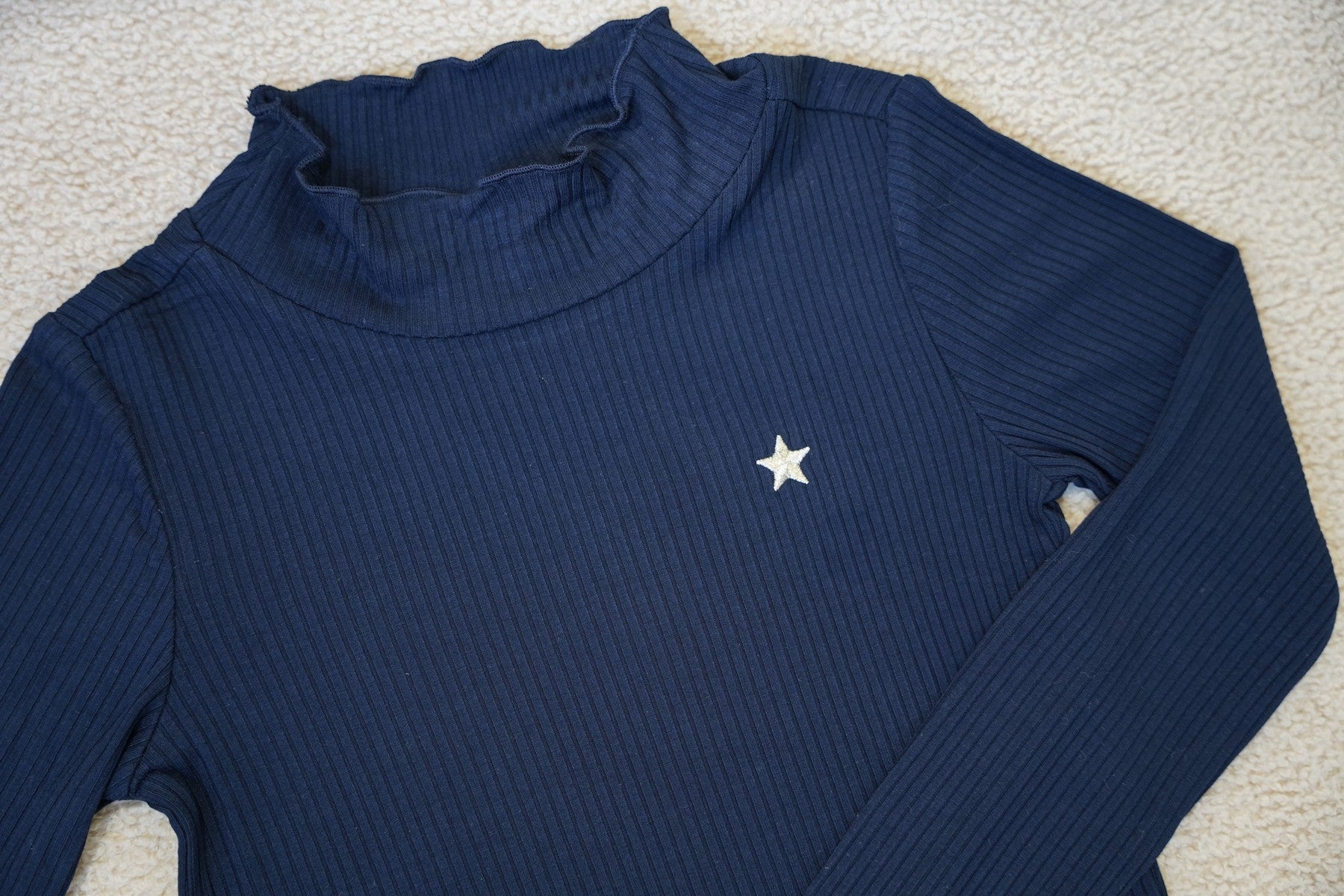 Like Flo Eef top Navy